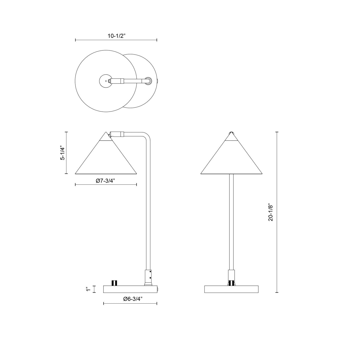 Remy 20-in Table Lamp