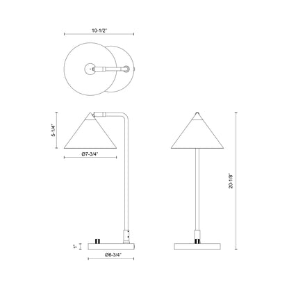 Remy 20-in Table Lamp