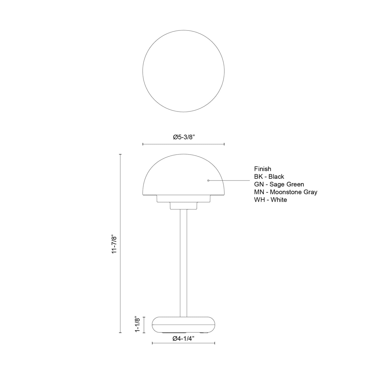 Hinata 12-in Table Lamp