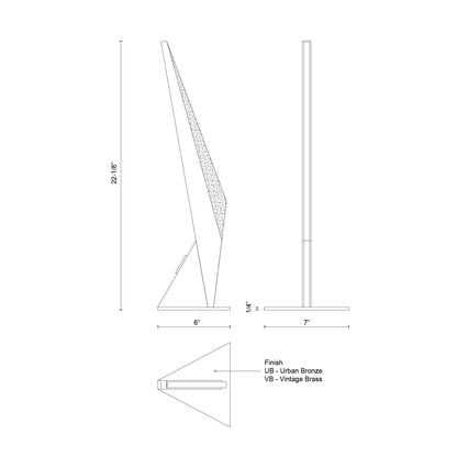 Tachi 22-in Table Lamp