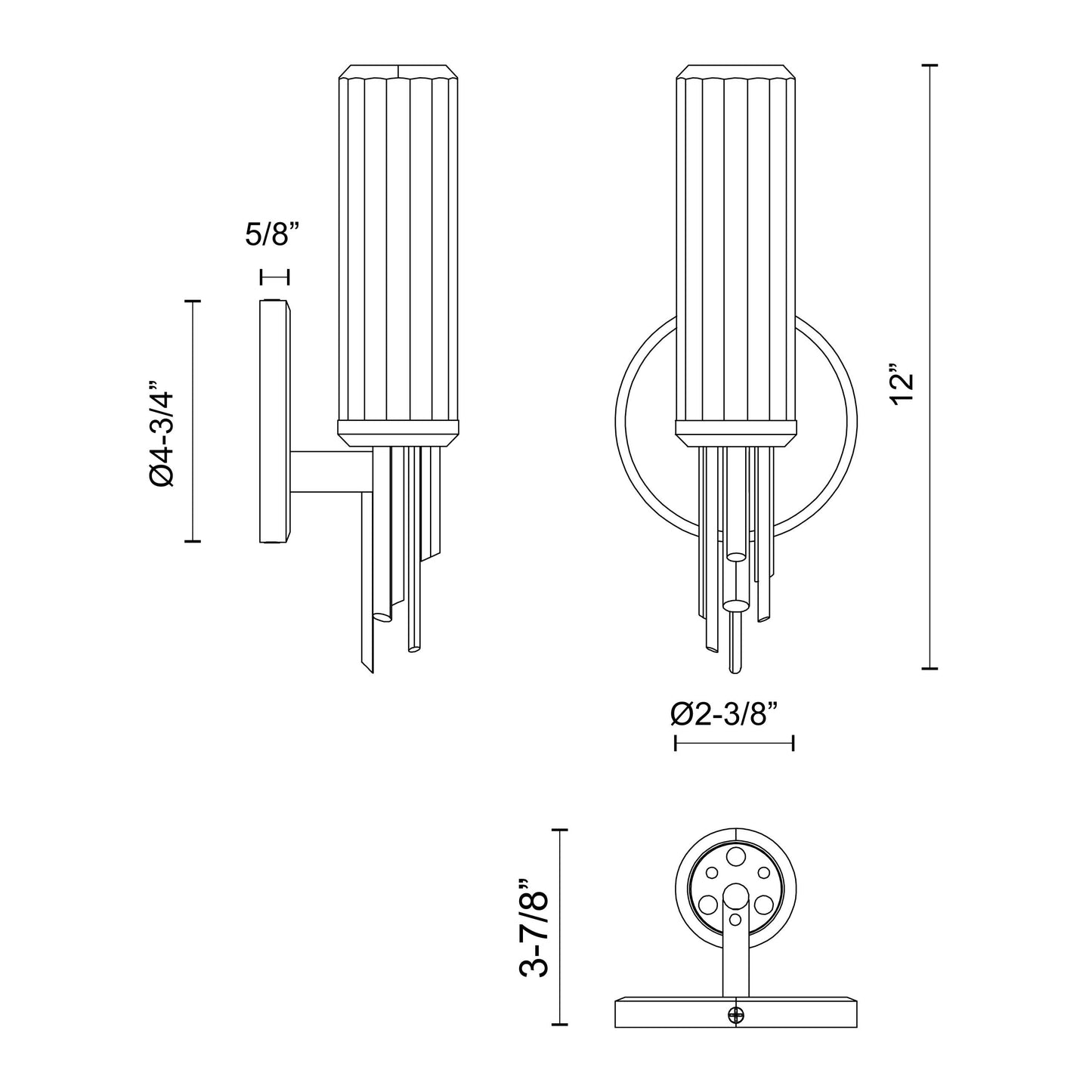 Torres 3-in Wall/Vanity Light