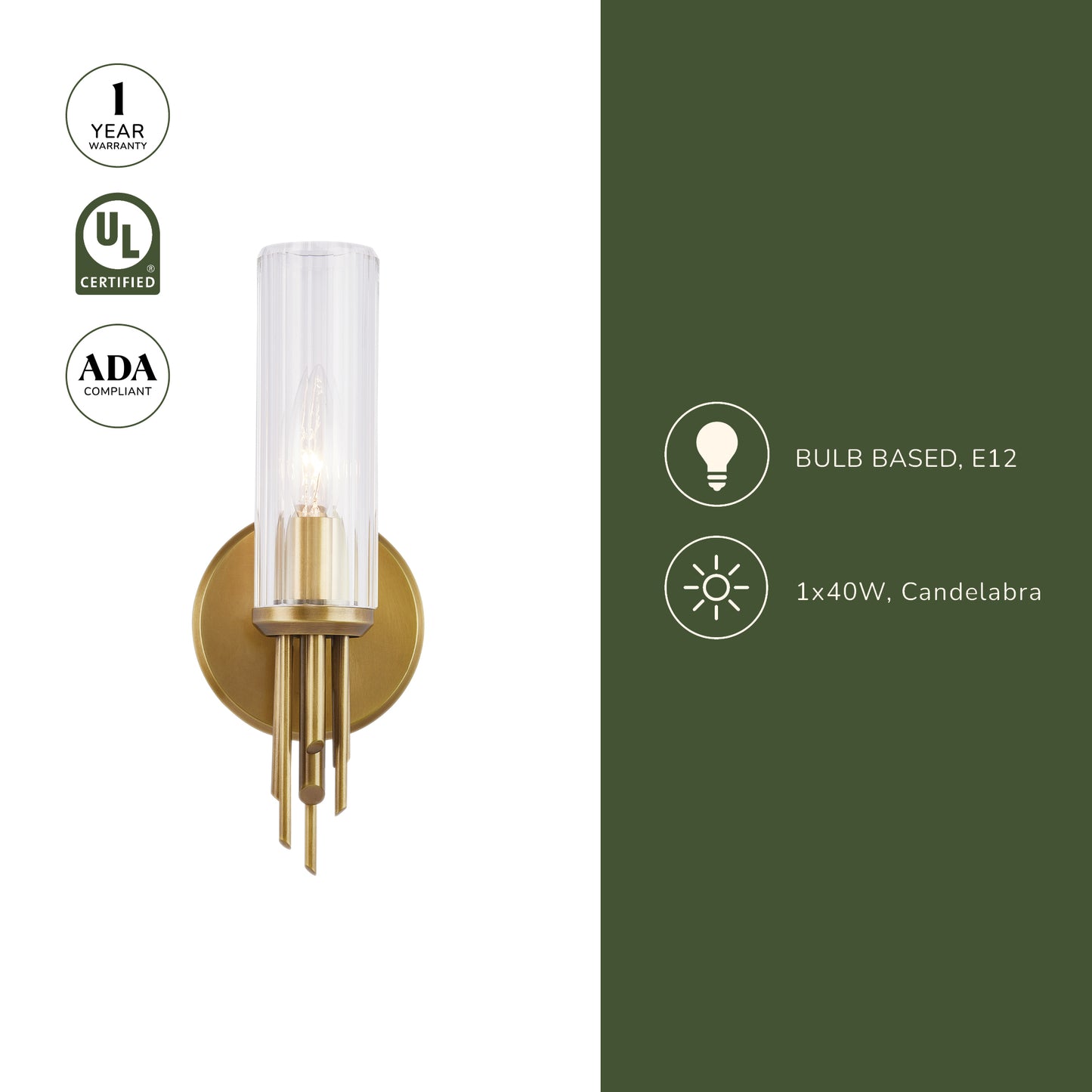 Torres 3-in Wall/Vanity Light