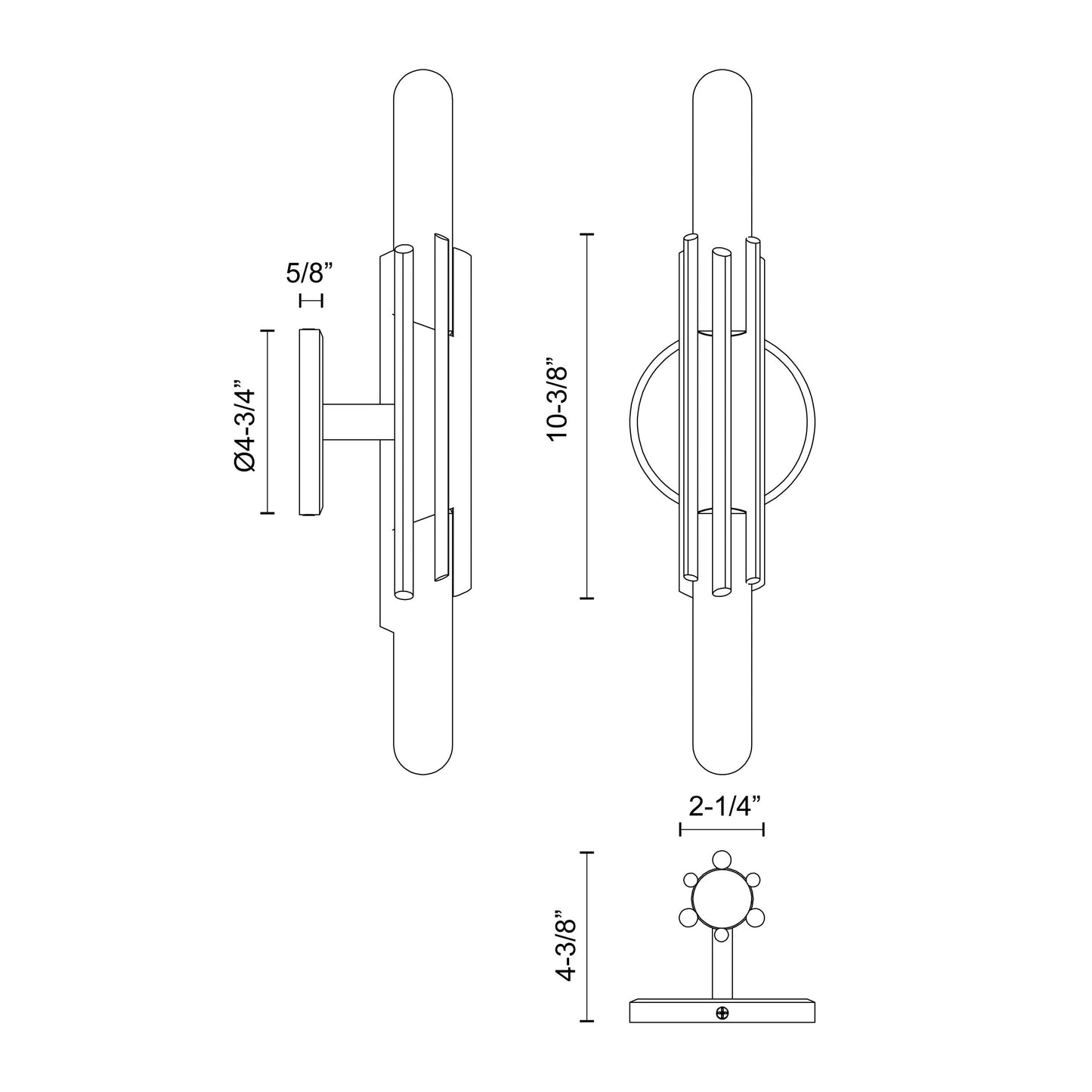 Torres 11-in Wall/Vanity Light