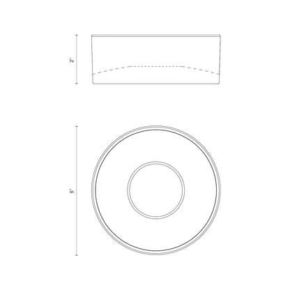 Trenton 5-in Exterior Ceiling