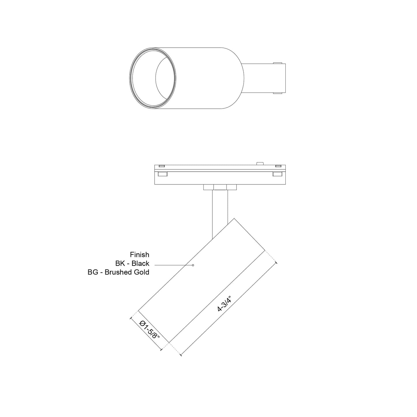 Paolo 4-in Trilo Track Directional Light