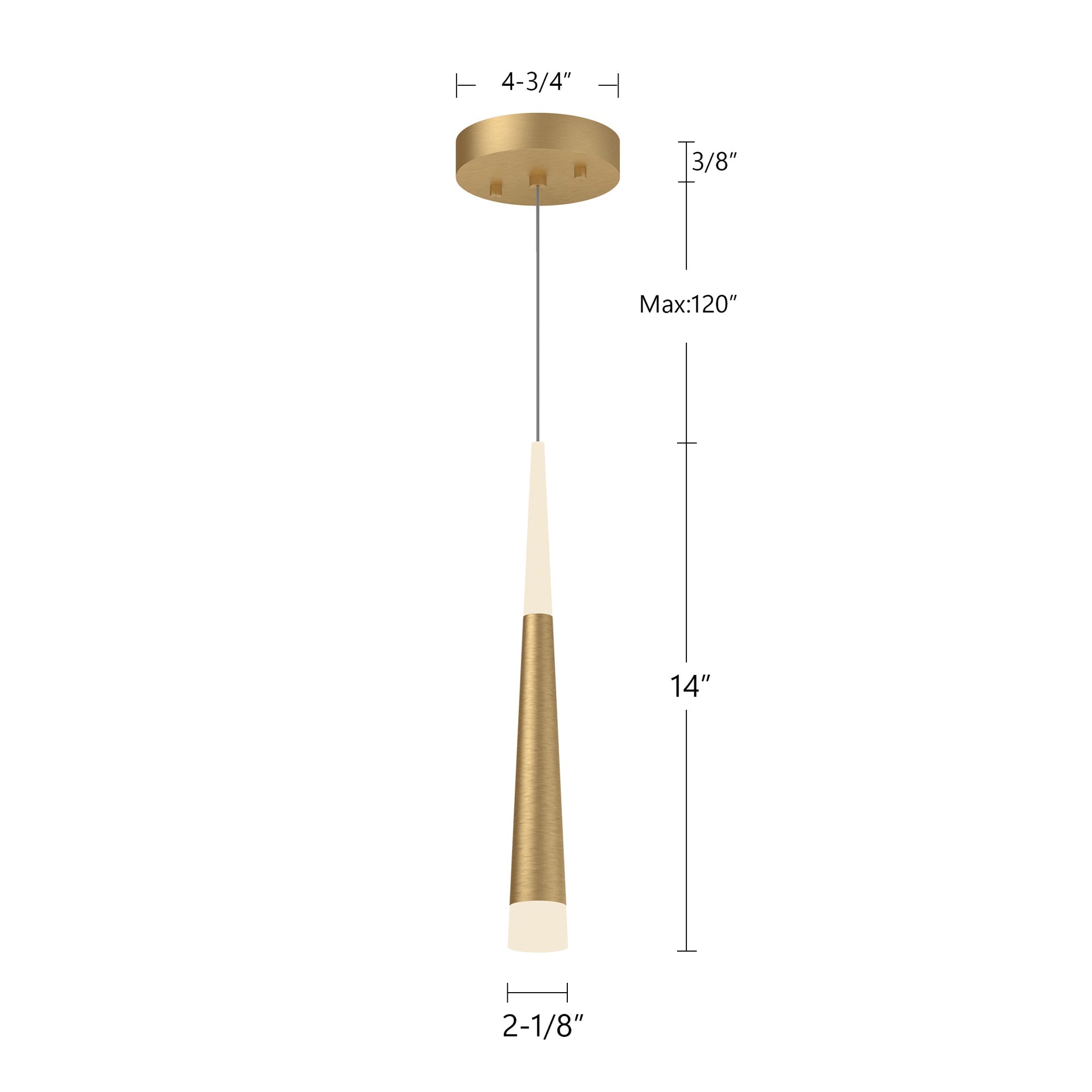 Ultra One Pendant　ウルトラワンペンダント Ultra 2-in Pendant – Kuzco Lighting