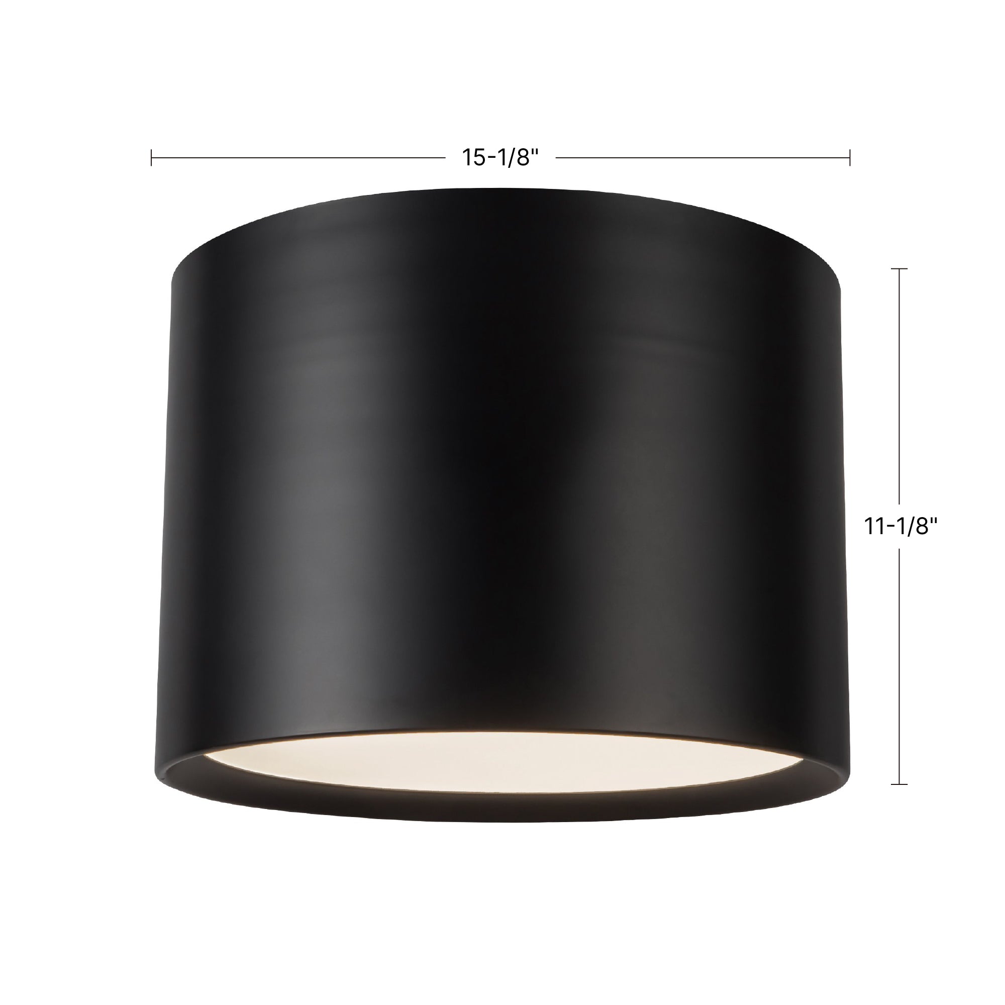 Uma 15-in Tall Semi-Flush Mount – Kuzco Lighting