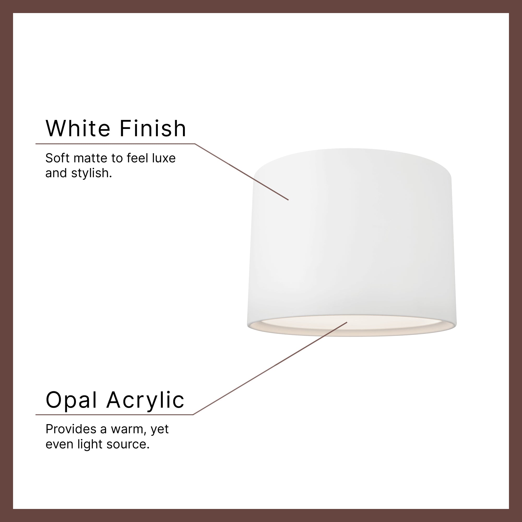 Uma 15-in Tall Semi-Flush Mount – Kuzco Lighting