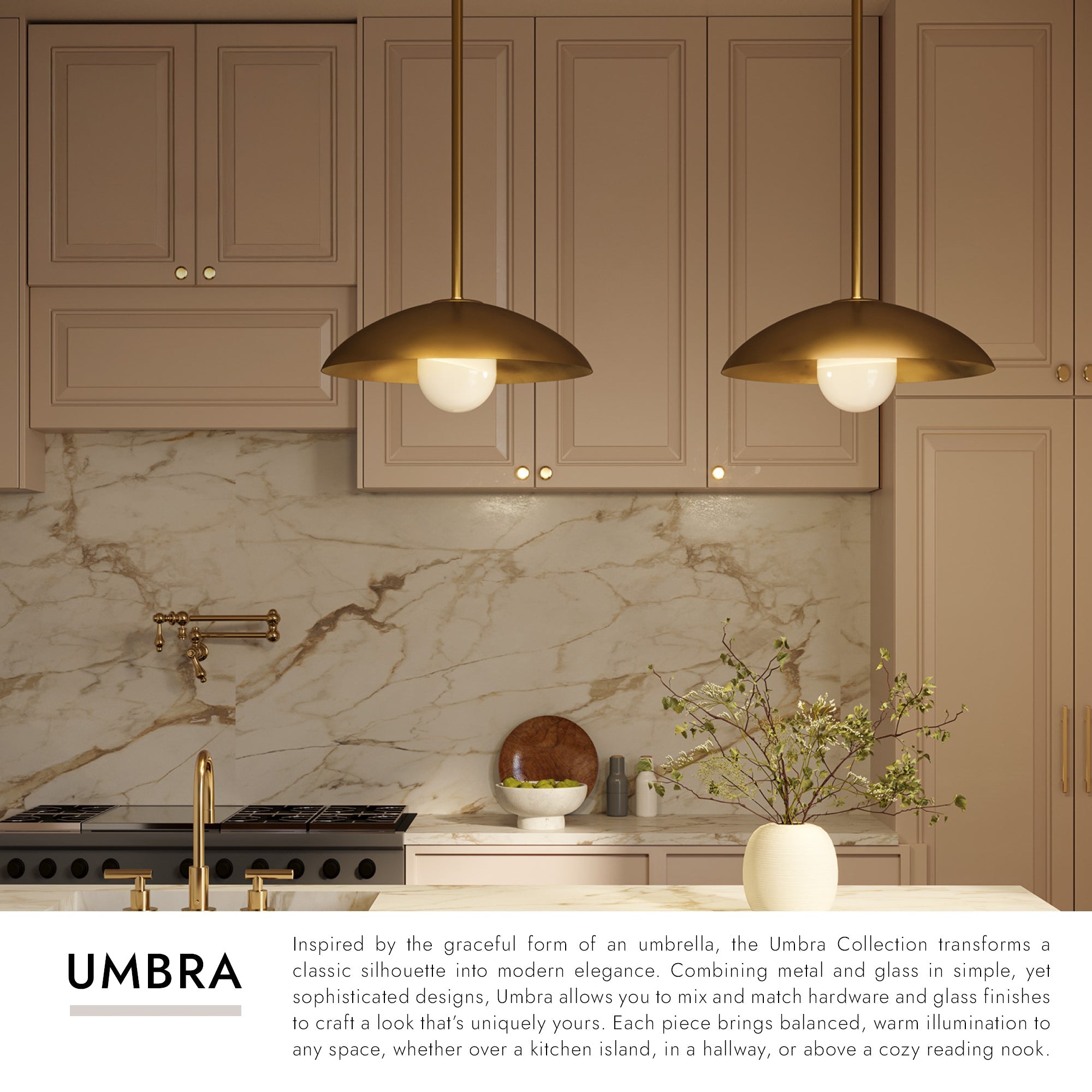 Lux Et Umbra 様 Umbra 14-in (6-in Height) Pendant – Kuzco Lighting