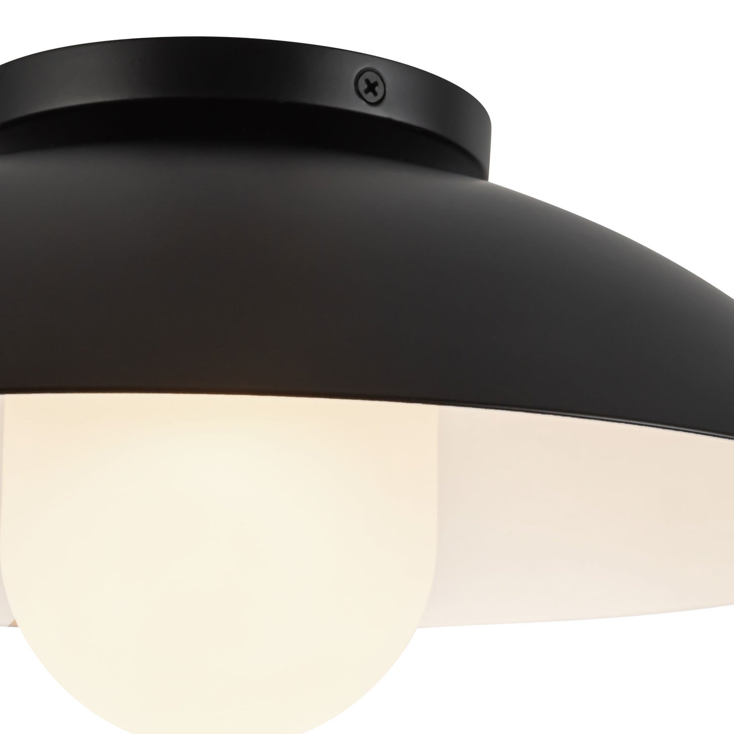 Umbra 14-in (6-in Height) Semi-Flush Mount