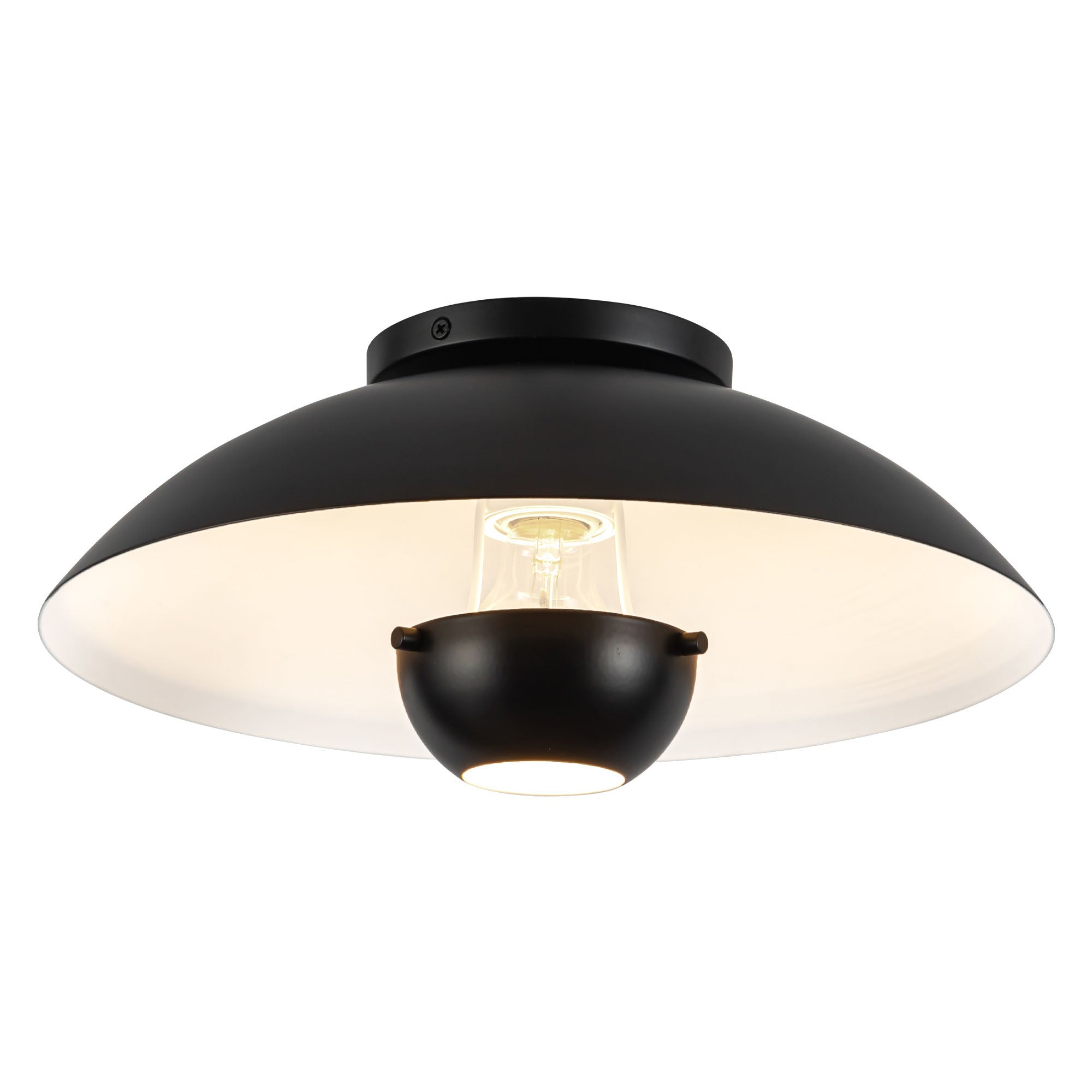 Umbra 14-in (5-in Height) Semi-Flush Mount – Kuzco Lighting