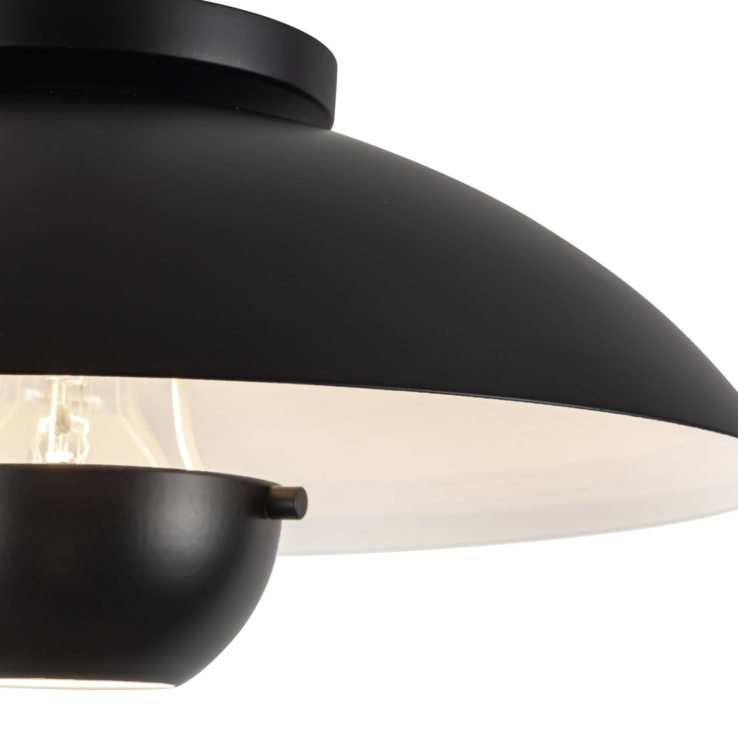Umbra 14-in (5-in Height) Semi-Flush Mount