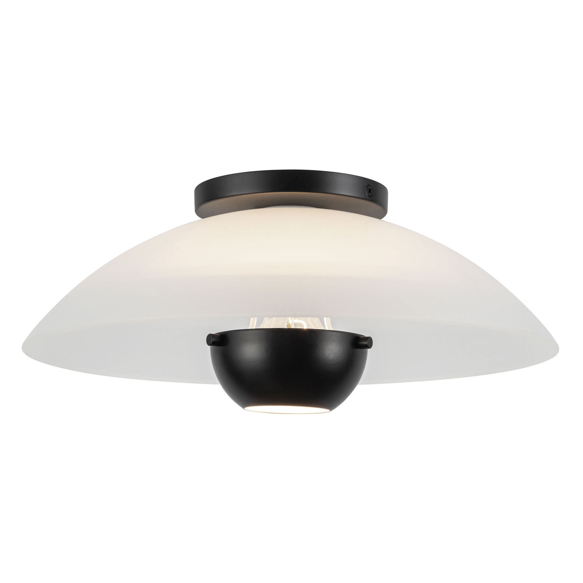Umbra 14-in (5-in Height) Semi-Flush Mount – Kuzco Lighting