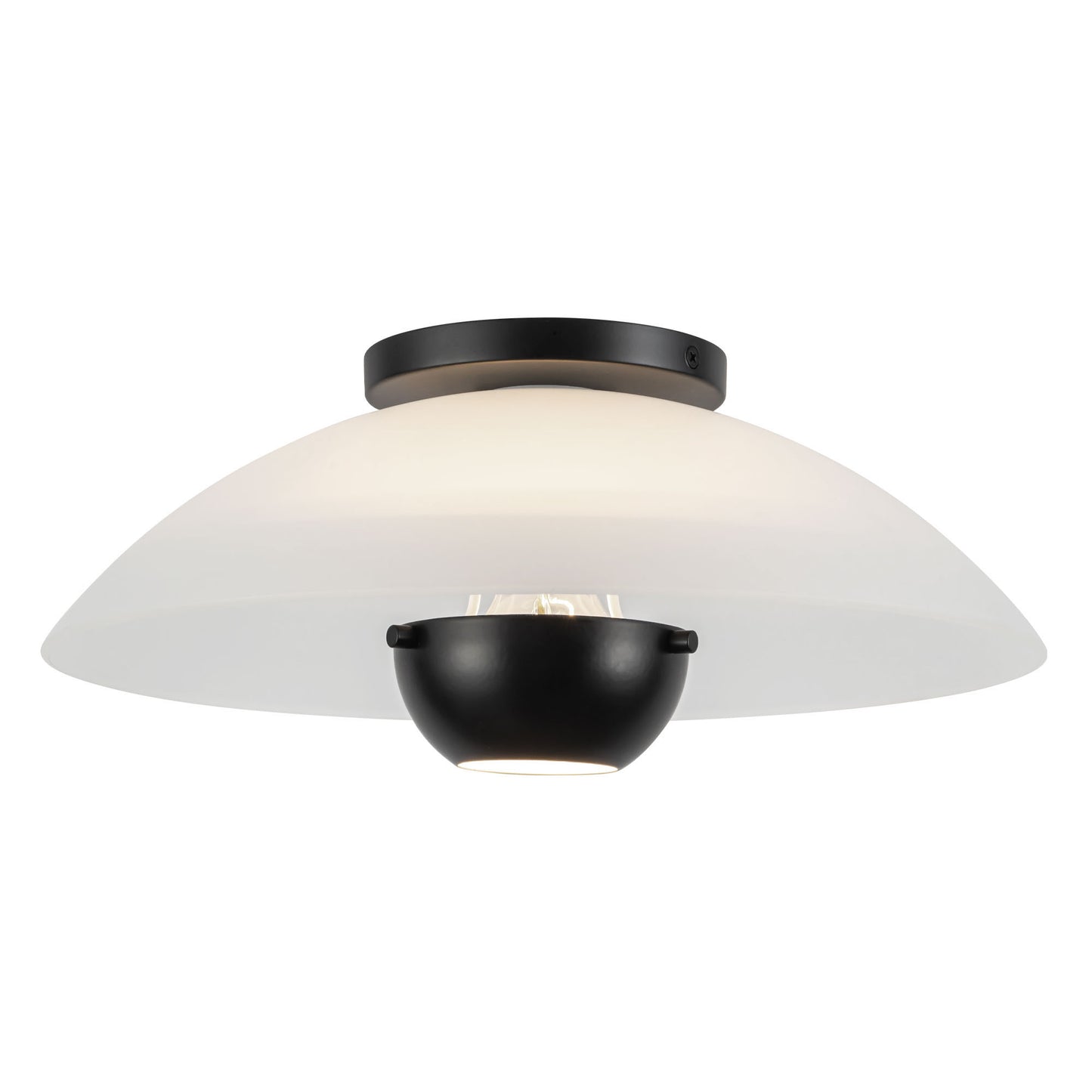 Umbra 14-in (5-in Height) Semi-Flush Mount