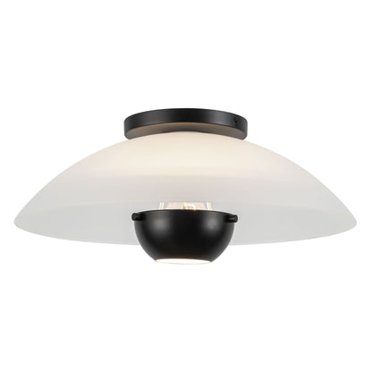 Umbra 14-in (5-in Height) Semi-Flush Mount
