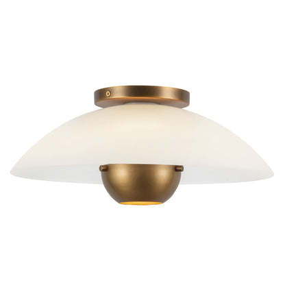 Umbra 14-in (5-in Height) Semi-Flush Mount