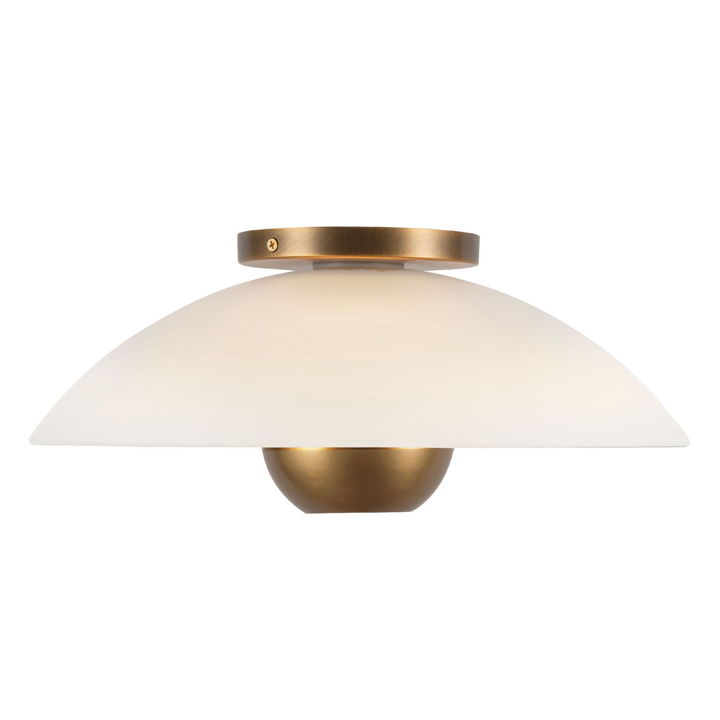 Umbra 14-in (5-in Height) Semi-Flush Mount
