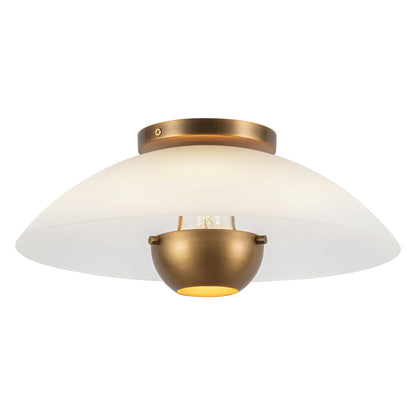 Umbra 14-in (5-in Height) Semi-Flush Mount