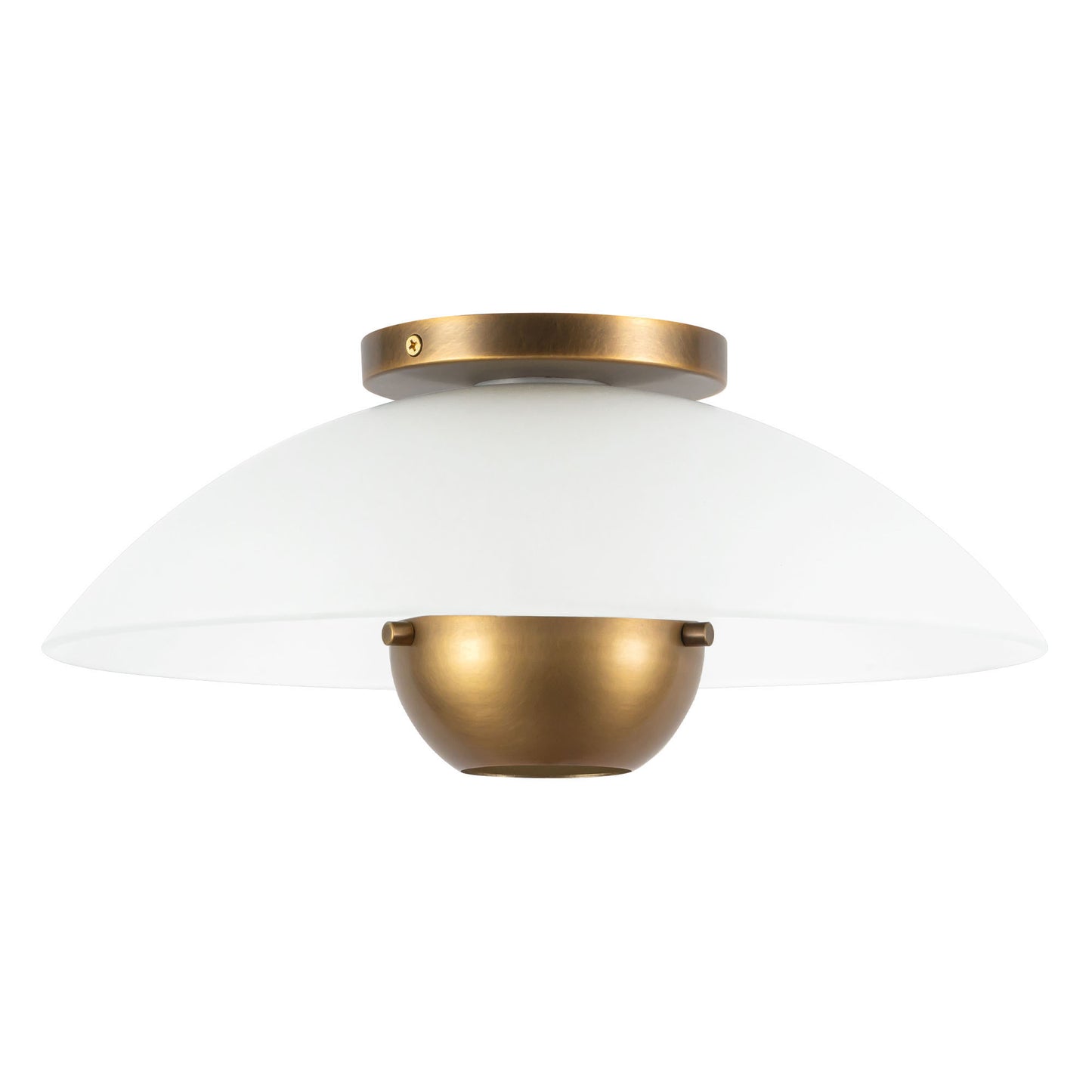 Umbra 14-in (5-in Height) Semi-Flush Mount