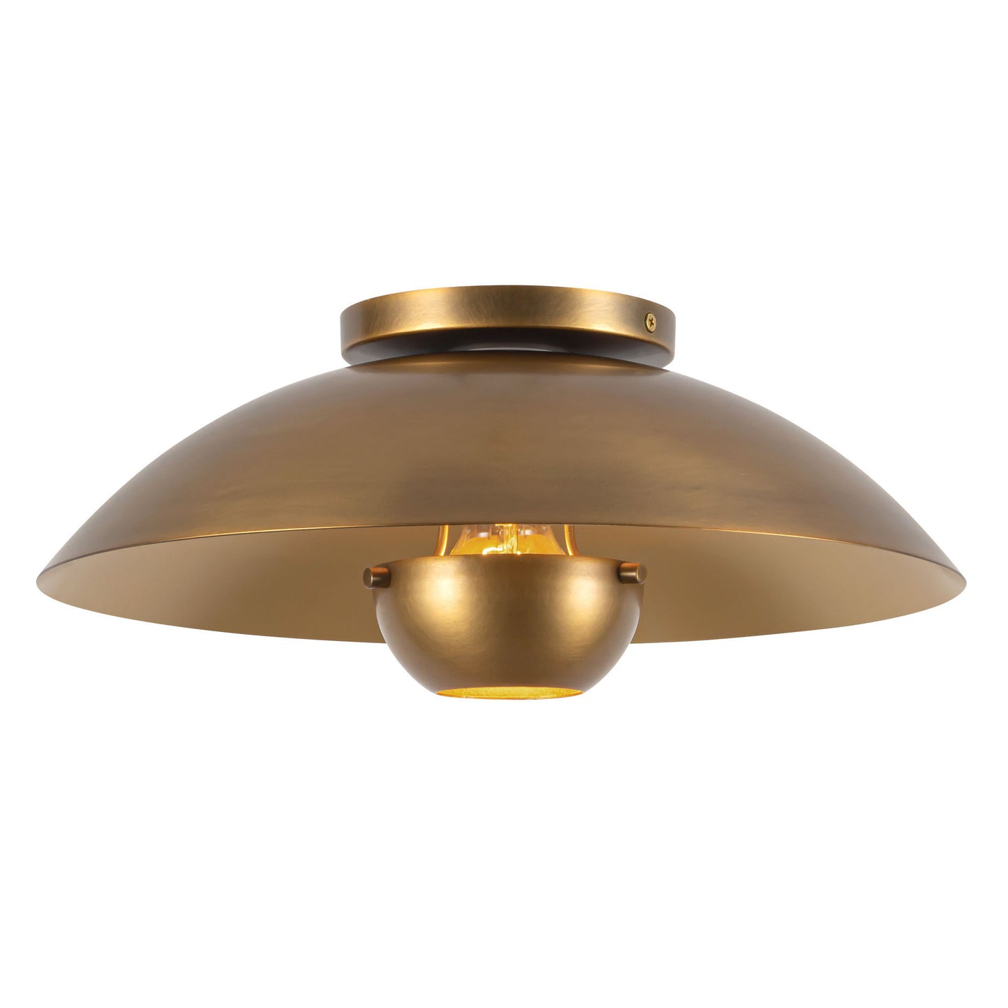 Umbra 14-in (5-in Height) Semi-Flush Mount