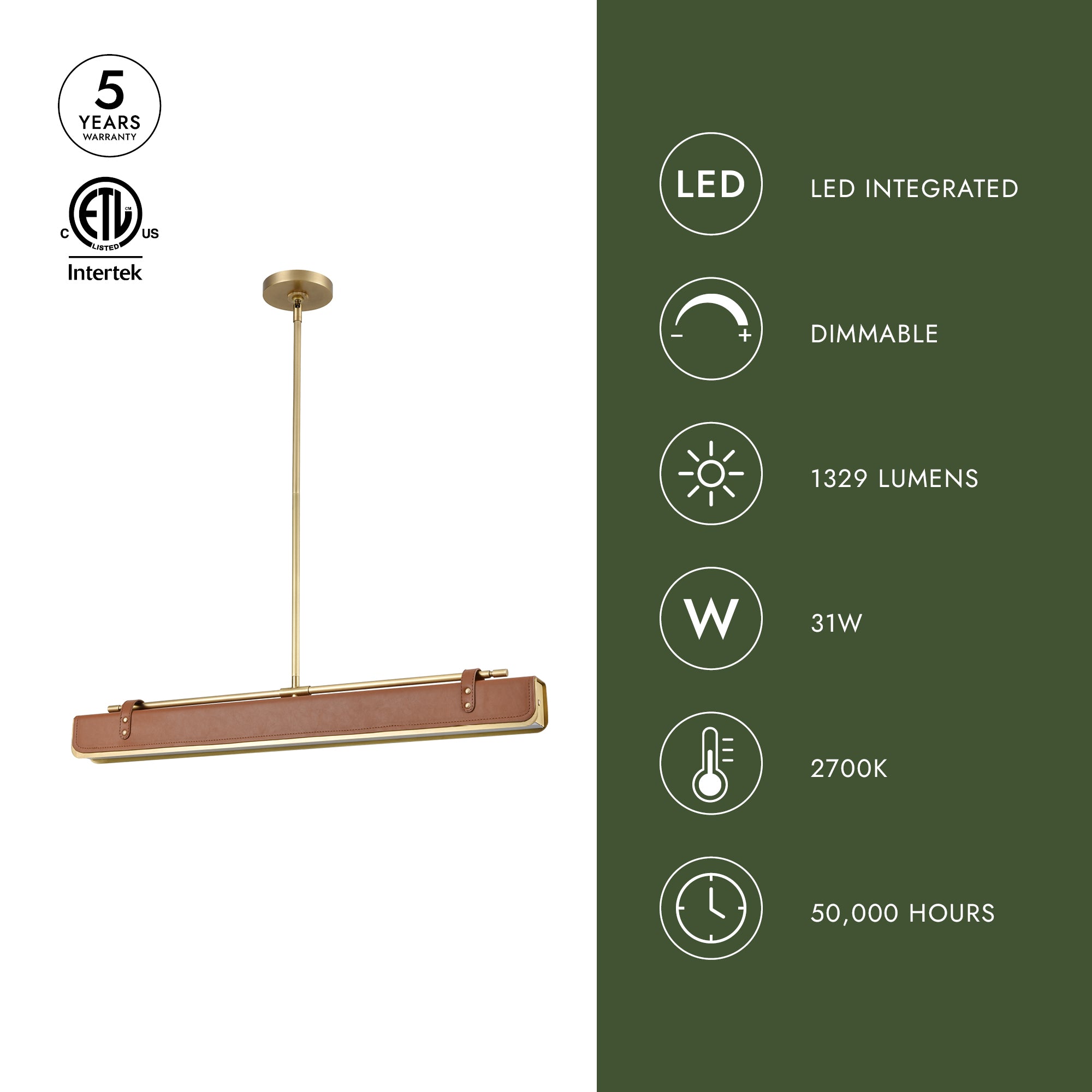Valise 31-in Pendant – Kuzco Lighting