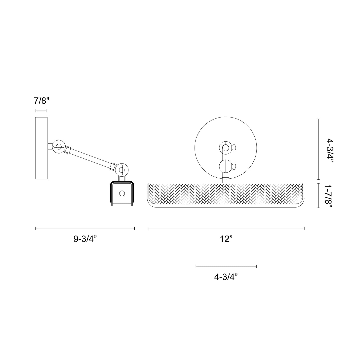 Valise Picture 12-in Wall/Picture Light