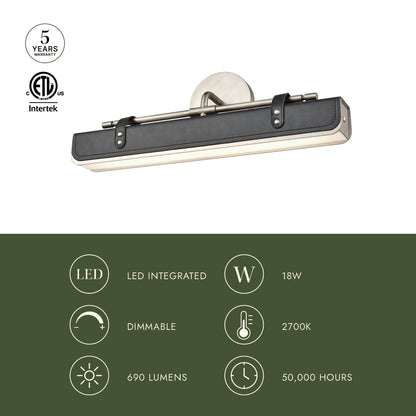 Valise 20-in Wall/Vanity Light