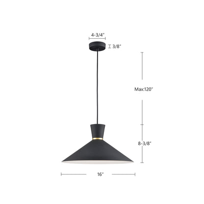 Vanderbilt 16-in Pendant