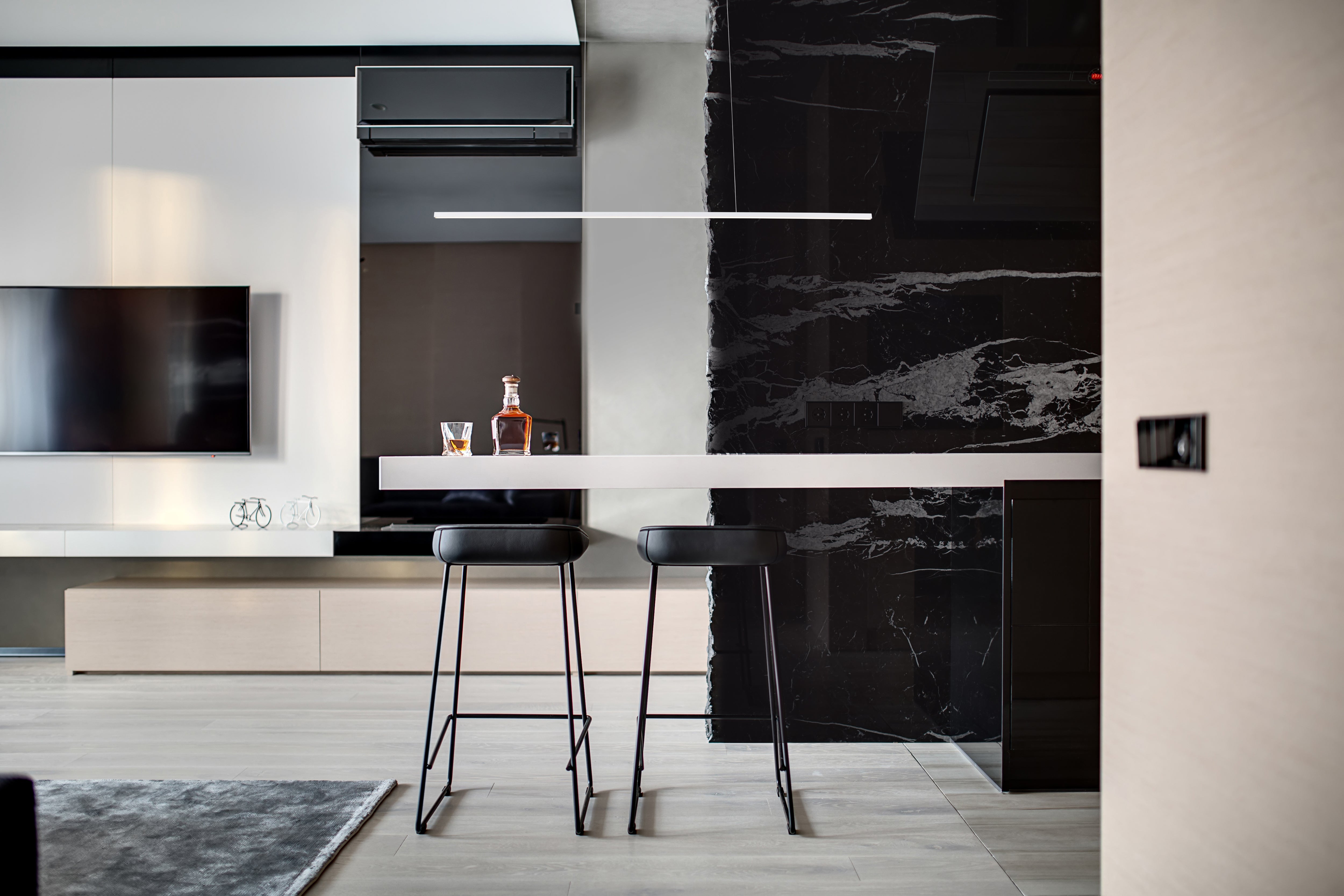Vega Minor 48-in Linear Pendant – Kuzco Lighting