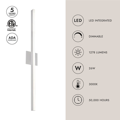 Vega 36-in Wall Sconce