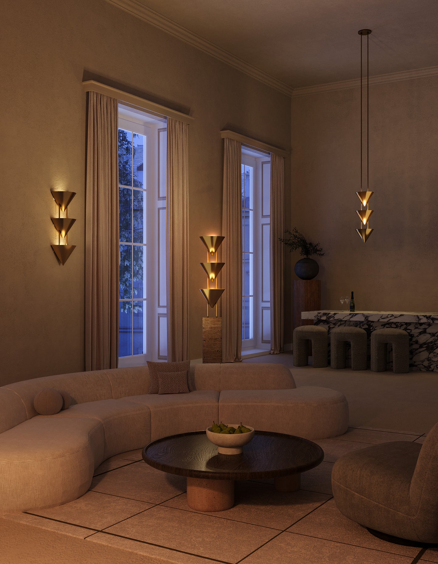 Versus 28-in Wall Sconce