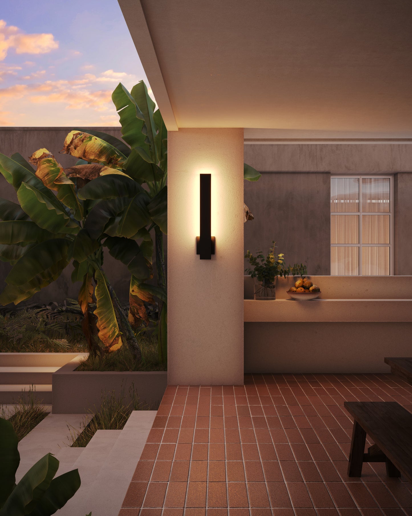 Vesta 24-in All-terior Wall Light