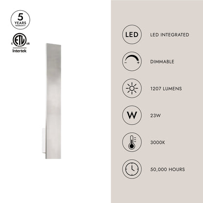 Vesta 24-in All-terior Wall Light