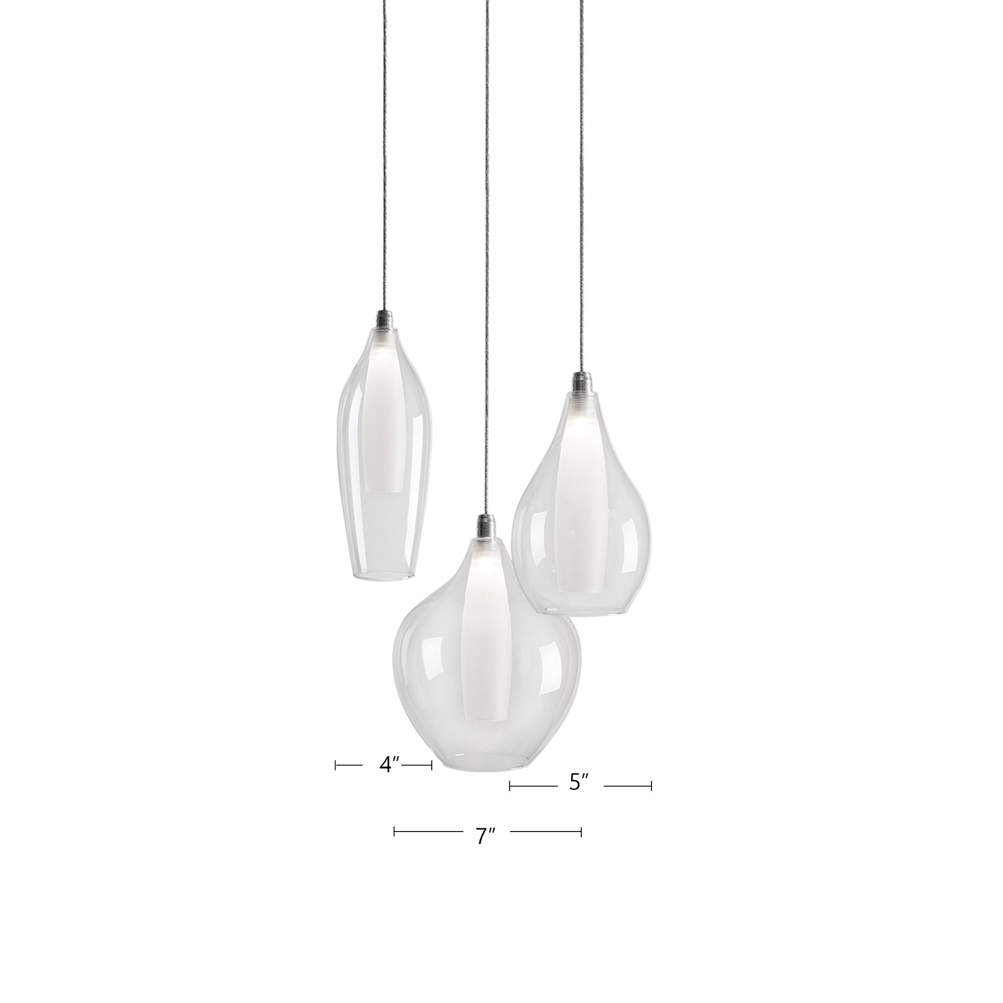 Victoria 3 Head Multi Pendant – Kuzco Lighting