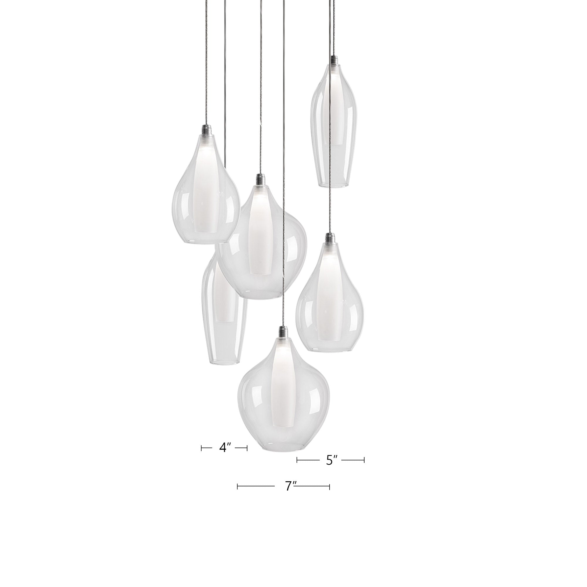 Victoria 6 Head Multi Pendant – Kuzco Lighting