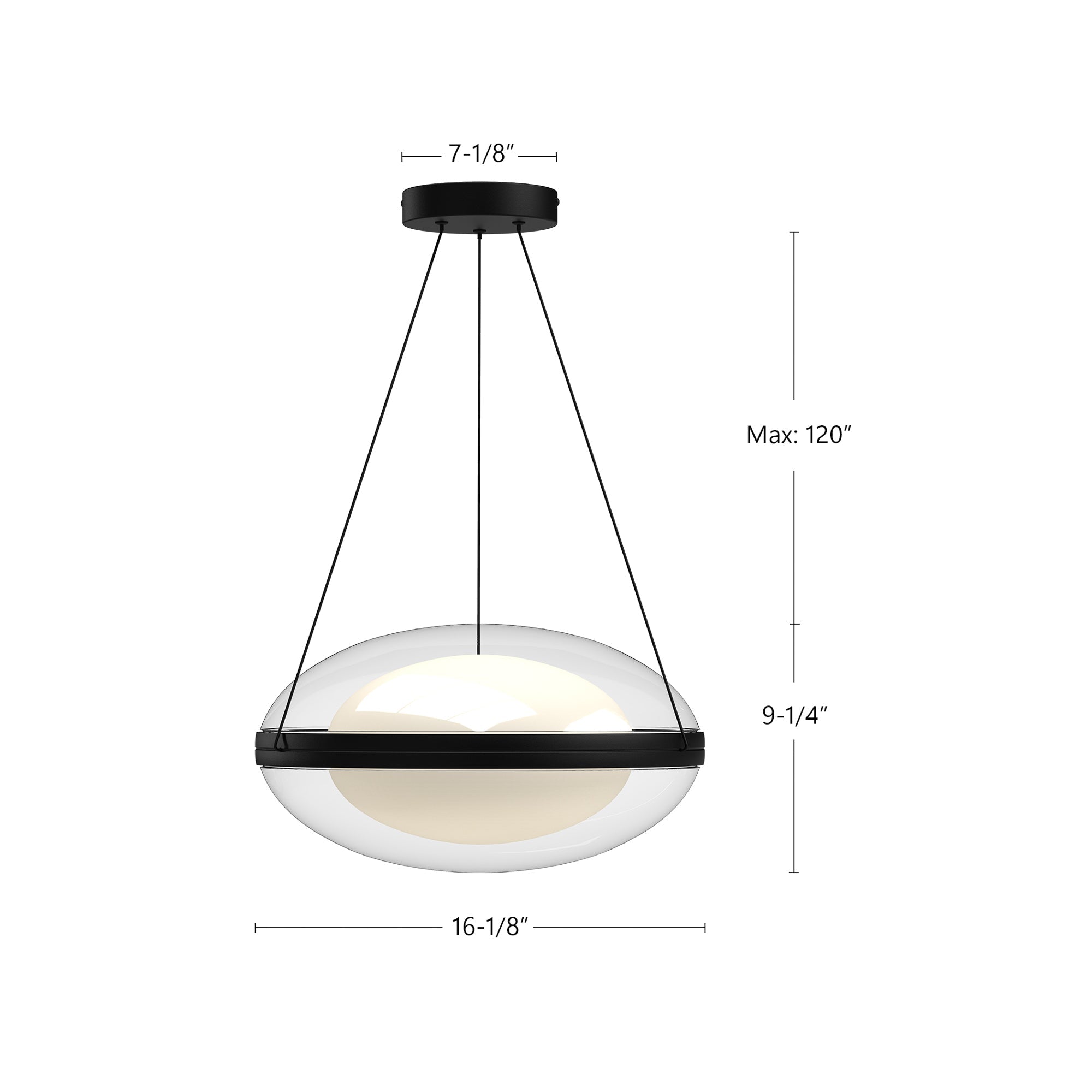 Virgo 16-in Pendant – Kuzco Lighting Virgo 16-in Pendant – Kuzco Lighting