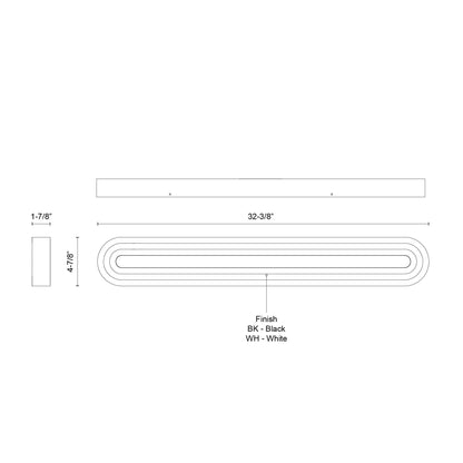 Arco 32-in Vanity Light