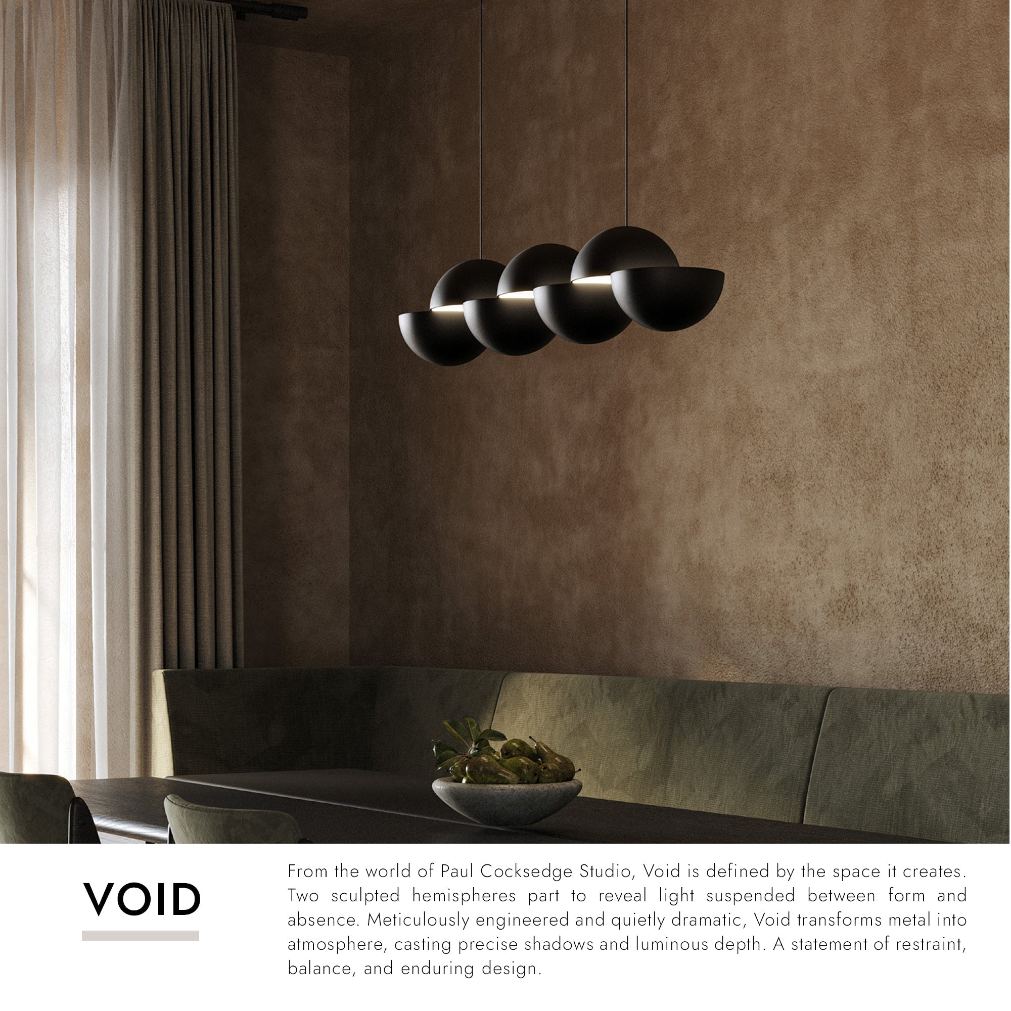 ボート☆ルイス Void 41-in Linear Pendant – Kuzco Lighting