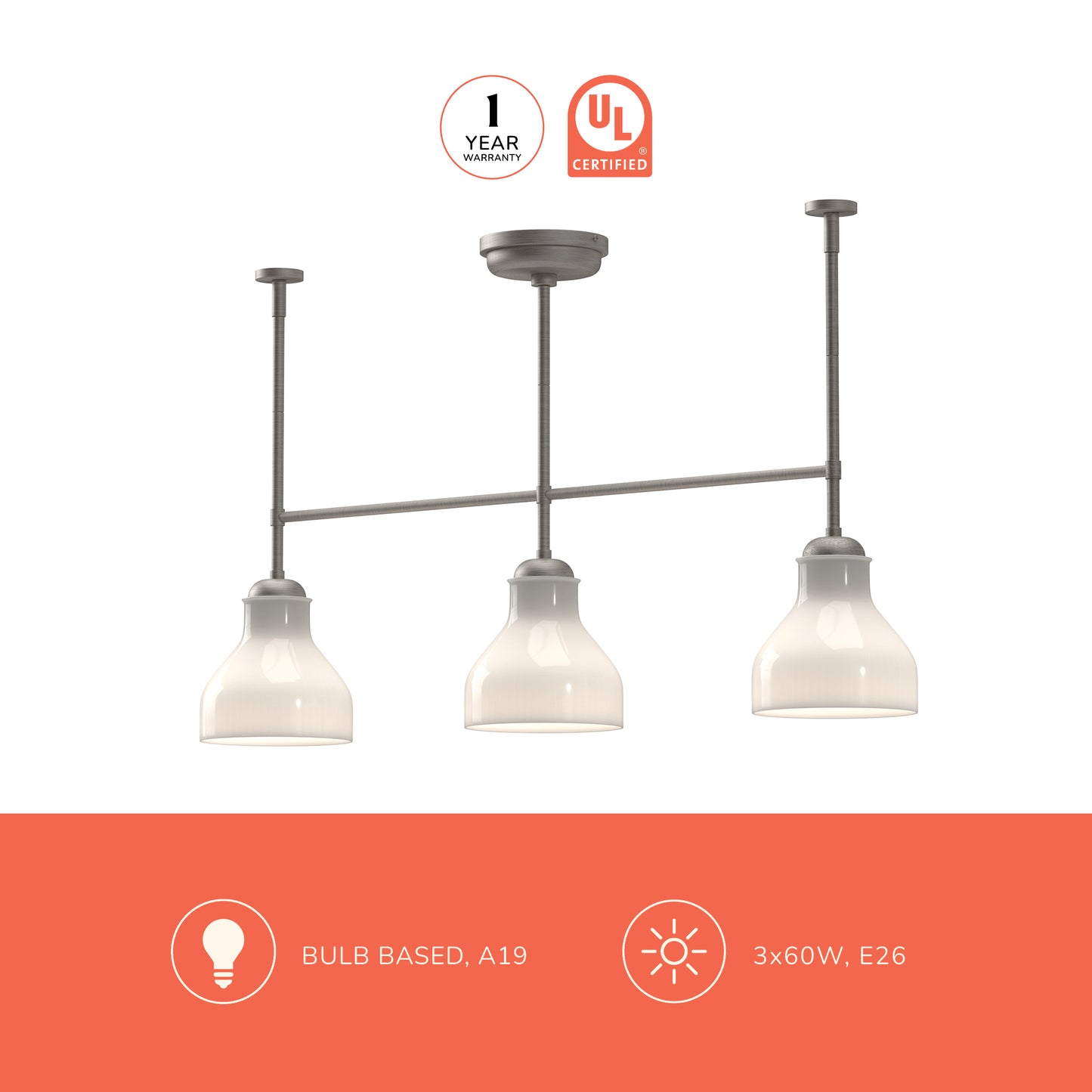 Westlake 34-in Linear Pendant
