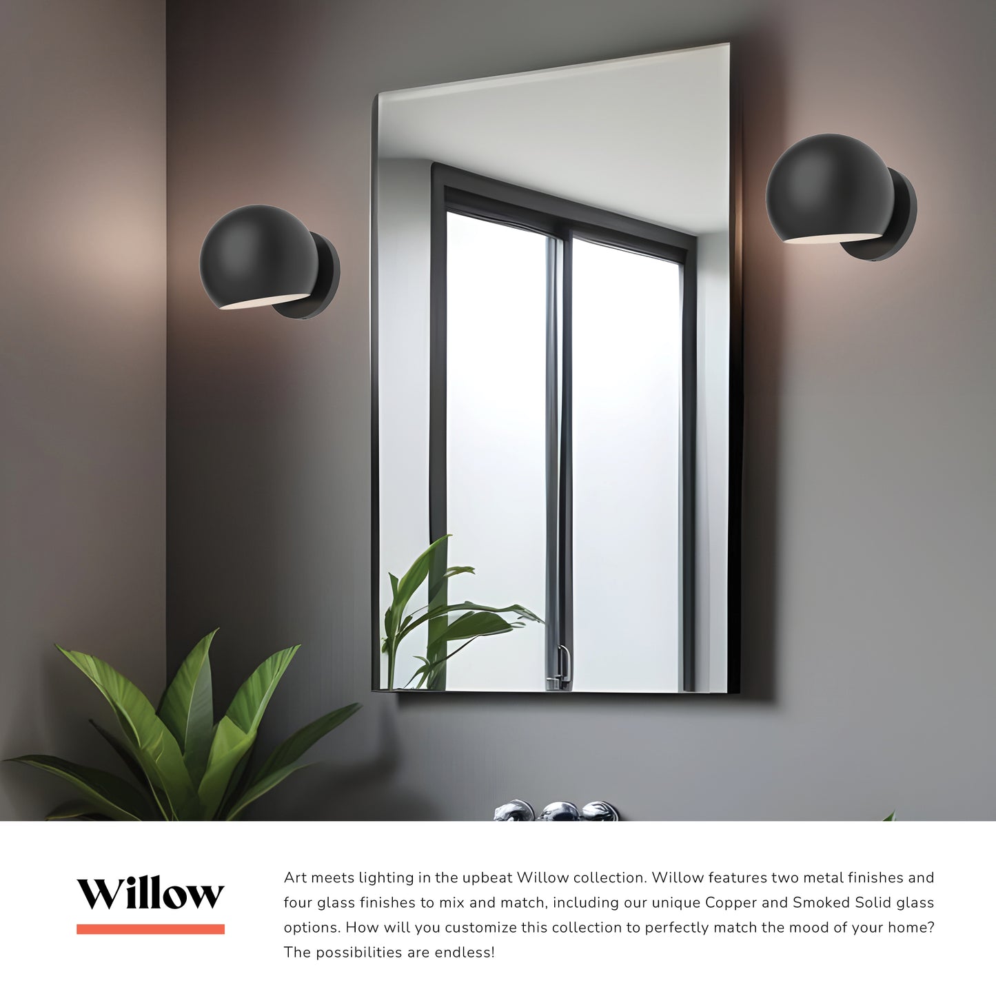 Willow 6-in Wall/Vanity Light
