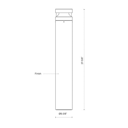 Windermere 38-in Exterior Bollard