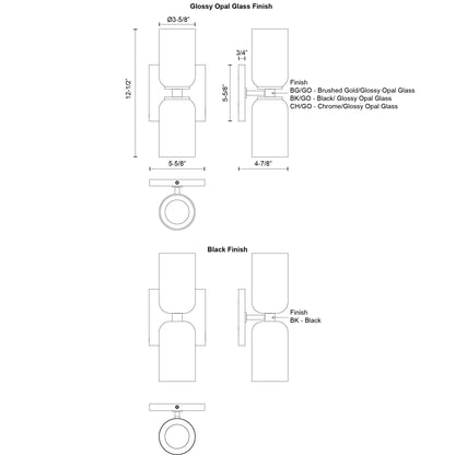 Nola 12-in Wall Sconce