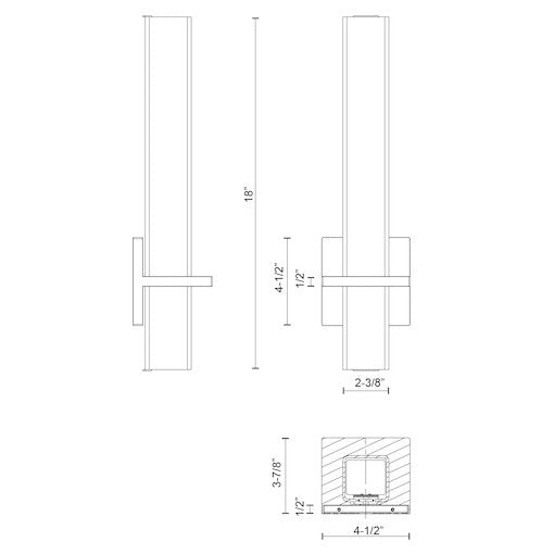 Nepal 18-in Wall Sconce