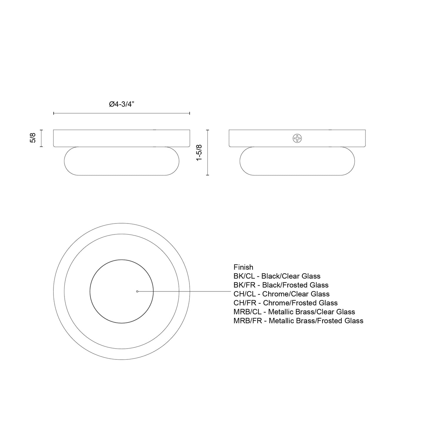 Stephord 4-in Wall Sconce