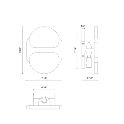 Odin 9-in Wall/Vanity Light