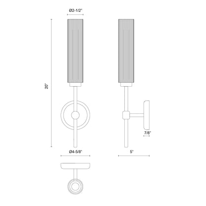 Colby 20-in Wall/Vanity Light