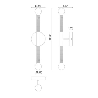 Arden 23-in Wall/Vanity Light