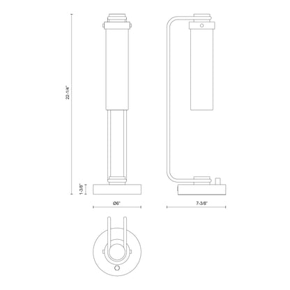 Wynwood 22-in Table Lamp