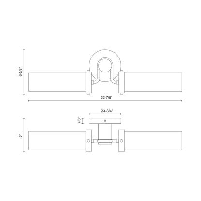 Wynwood 23-in Wall/Vanity Light