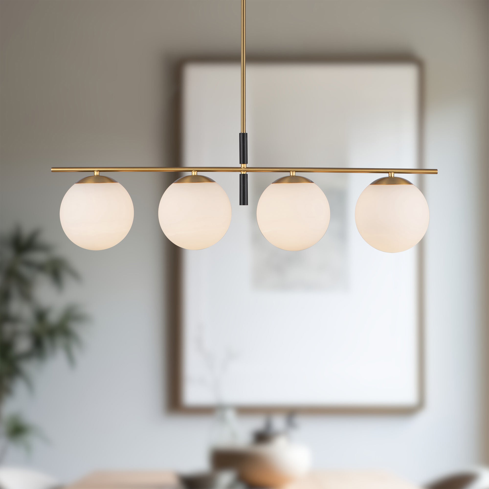 Zuri 37-in Linear Pendant – Kuzco Lighting